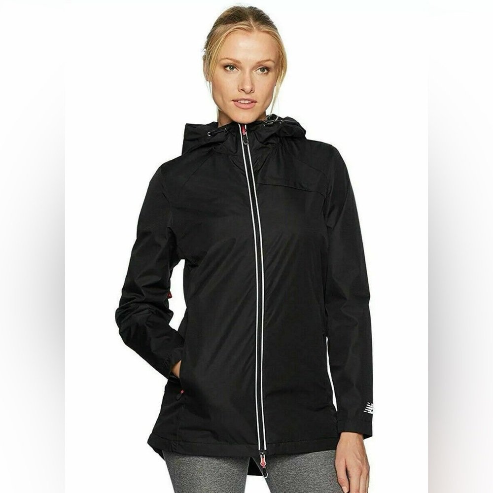 New Balance - Outdoors Dobby Anorak Jacket - Black with Pink Accents Gorpcore